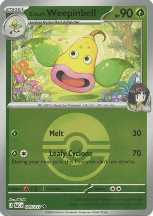 Erika's Weepinbell (Poke Ball) (005/217) (ME: Ascended Heroes) - PokeBox USA