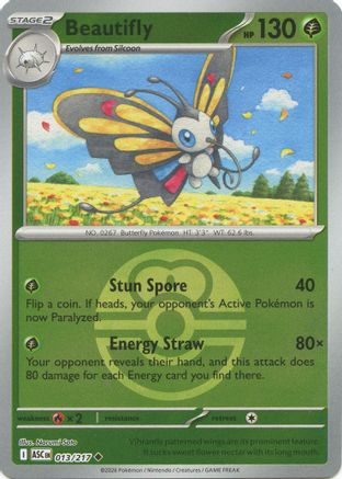 Beautifly - 013/217 (Love Ball) (013/217) (ME: Ascended Heroes) - PokeBox USA