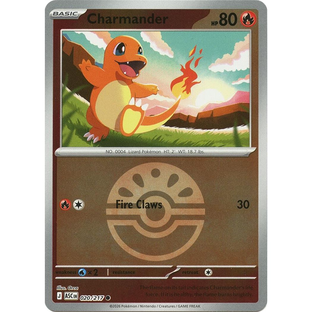 Image for Charmander (Friend Ball) (020/217) (ME: Ascended Heroes) - Pokemon