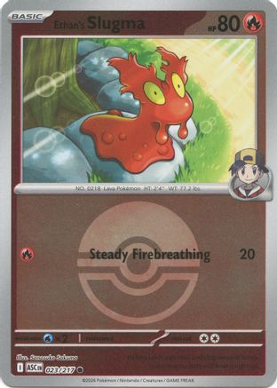 Ethan's Slugma (Poke Ball) (023/217) (ME: Ascended Heroes) - PokeBox USA