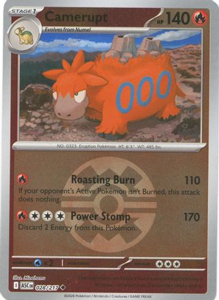 Camerupt (Quick Ball) (028/217) (ME: Ascended Heroes) - PokeBox USA