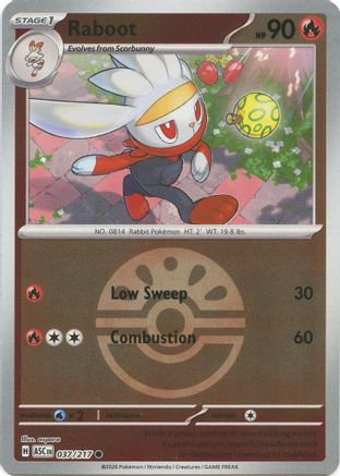 Raboot (Friend Ball) (037/217) (ME: Ascended Heroes) - PokeBox USA