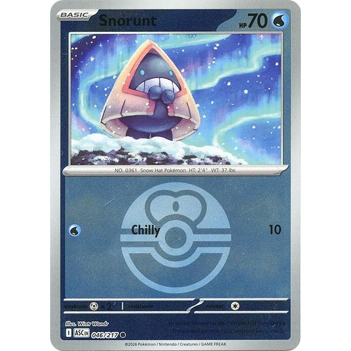 Image for Snorunt - 046/217 (Love Ball) (046/217) (ME: Ascended Heroes) - Pokemon