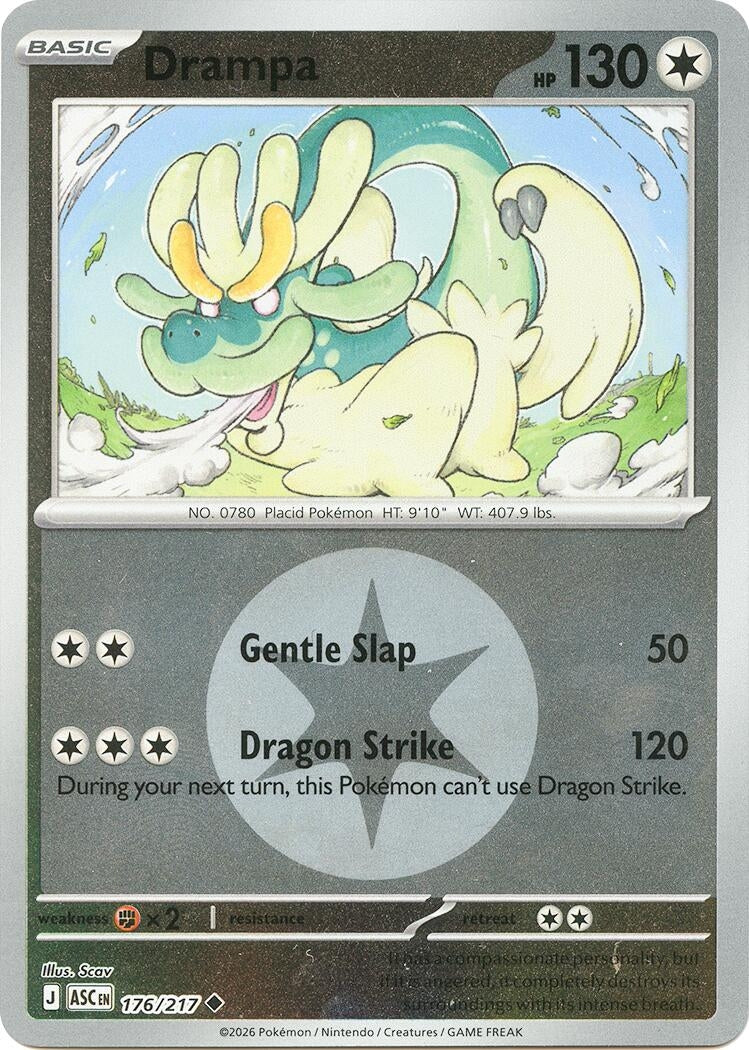 Image for Drampa (Energy Symbol Pattern) (176/217) (ME: Ascended Heroes) - Pokemon
