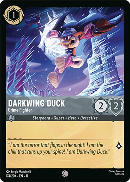 Image for Darkwing Duck - Crime Fighter (174/204) (Winterspell) (11) - Disney Lorcana