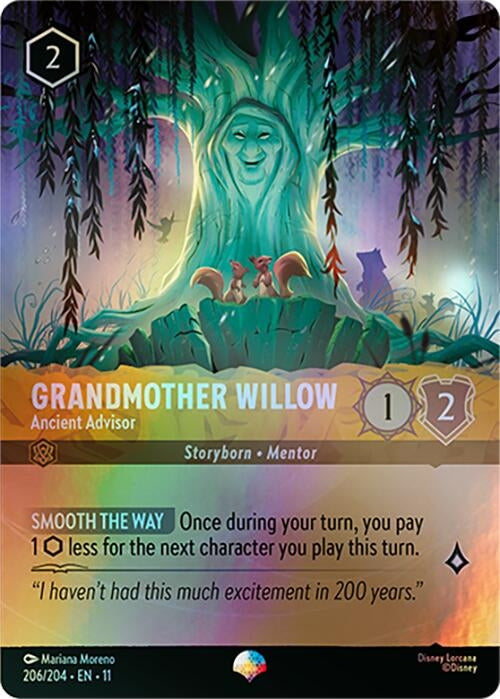 Image for Grandmother Willow - Ancient Advisor (Epic) (206/204) (Winterspell) (11) - Disney Lorcana