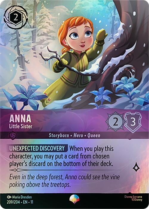 Image for Anna - Little Sister (Epic) (209/204) (Winterspell) (11) - Disney Lorcana