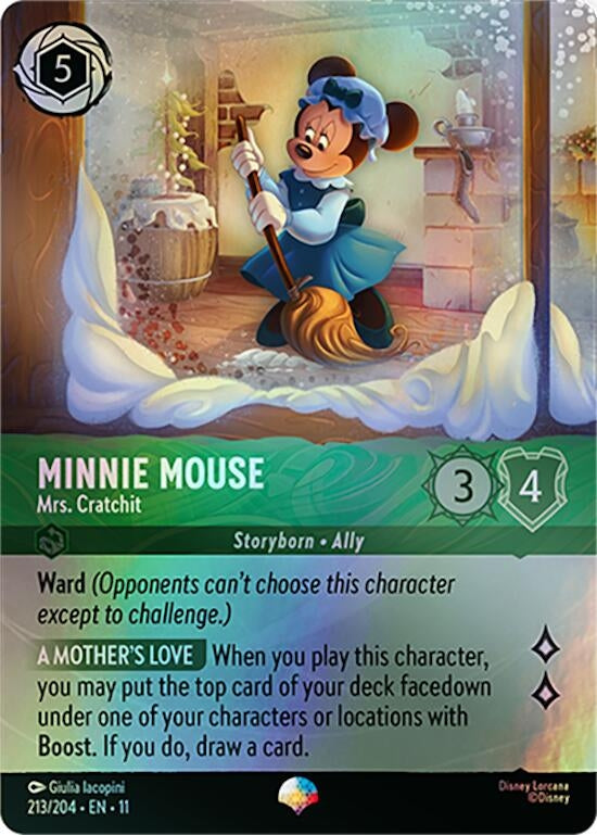 Image for Minnie Mouse - Mrs. Cratchit (Epic) (213/204) (Winterspell) (11) - Disney Lorcana