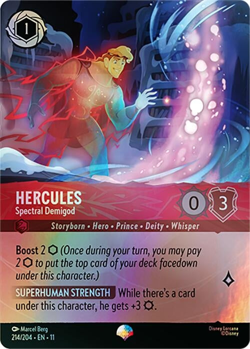 Image for Hercules - Spectral Demigod (Epic) (214/204) (Winterspell) (11) - Disney Lorcana