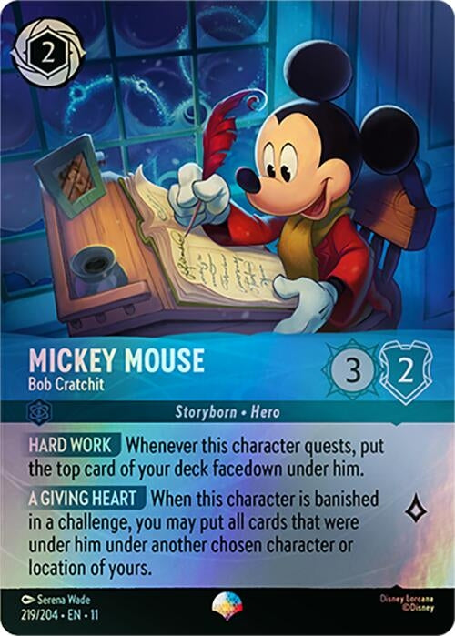 Image for Mickey Mouse - Bob Cratchit (Epic) (219/204) (Winterspell) (11) - Disney Lorcana