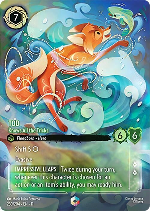 Image for Tod - Knows All the Tricks (Enchanted) (230/204) (Winterspell) (11) - Disney Lorcana