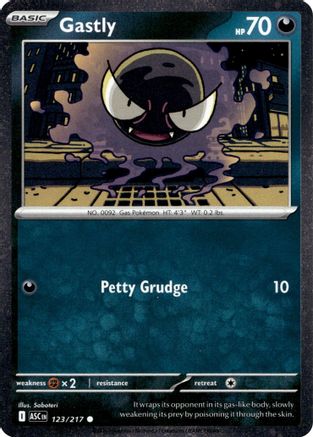 Gastly - 123/217 (Cosmos Holo) (123/217) (Miscellaneous Cards & Products) - PokeBox USA