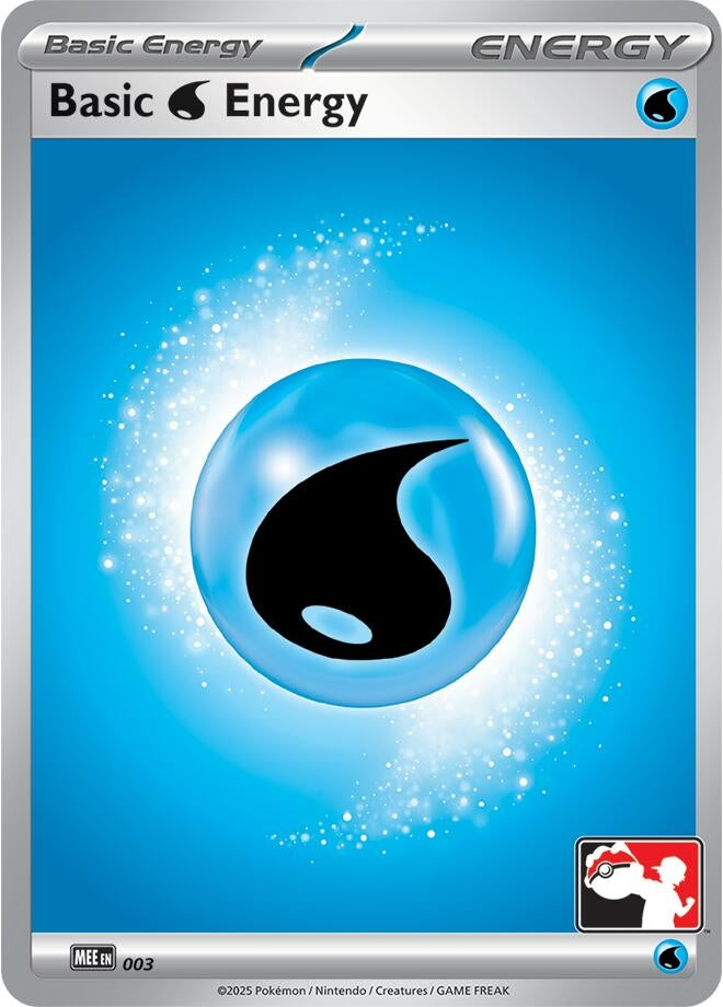 Image for Basic Water Energy - MEE 003 (003) (Prize Pack Series Cards) - Pokemon