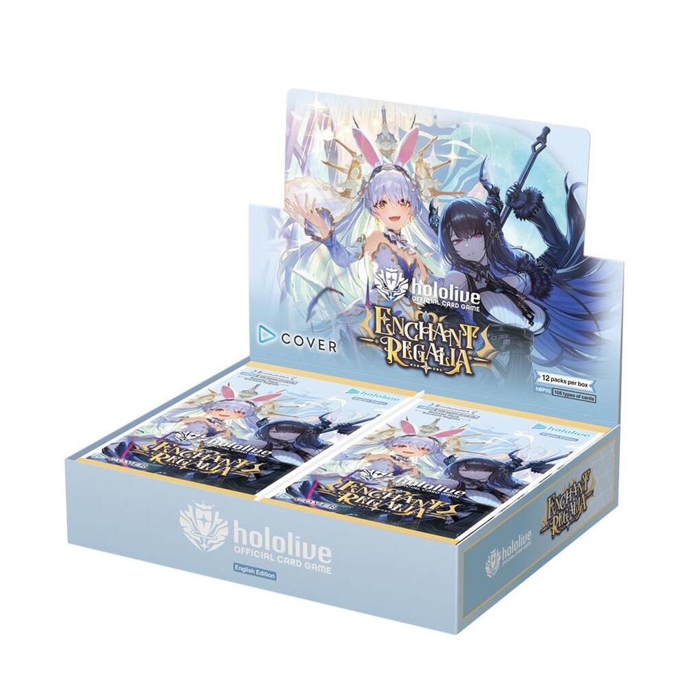 Hololive Official Card Game Enchant Regalia Vol. 5 Booster Box - PokeBox USA