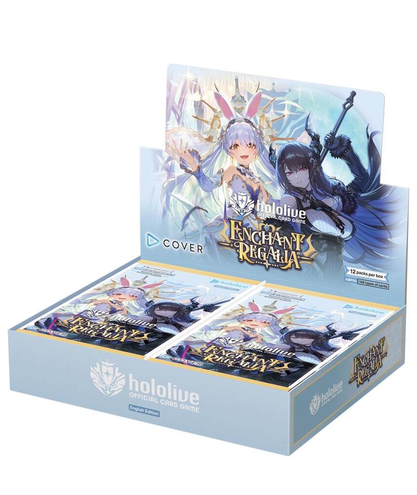 Hololive Official Card Game Enchant Regalia Vol. 5 Booster Box - PokeBox USA