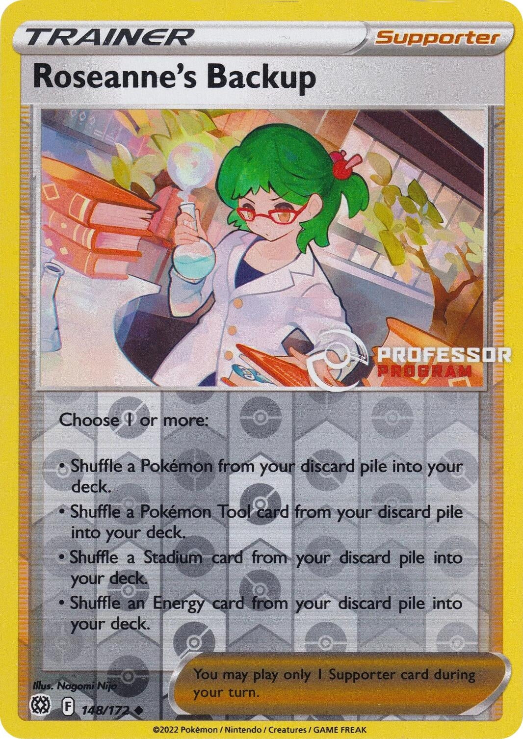 Image for Roseanne's Backup (148/172) (Professor Program Promos) (PPP) - Pokemon