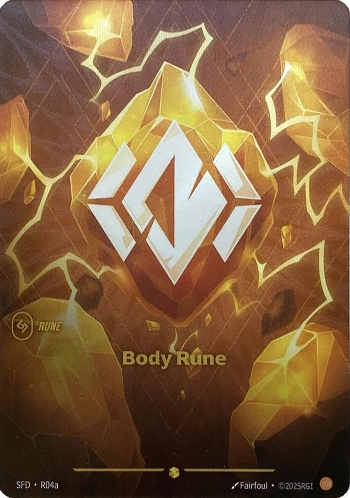 Image for Body Rune (R04a) (R04a) (Spiritforged) (SFD) - Riftbound: League of Legends Trading Card Game