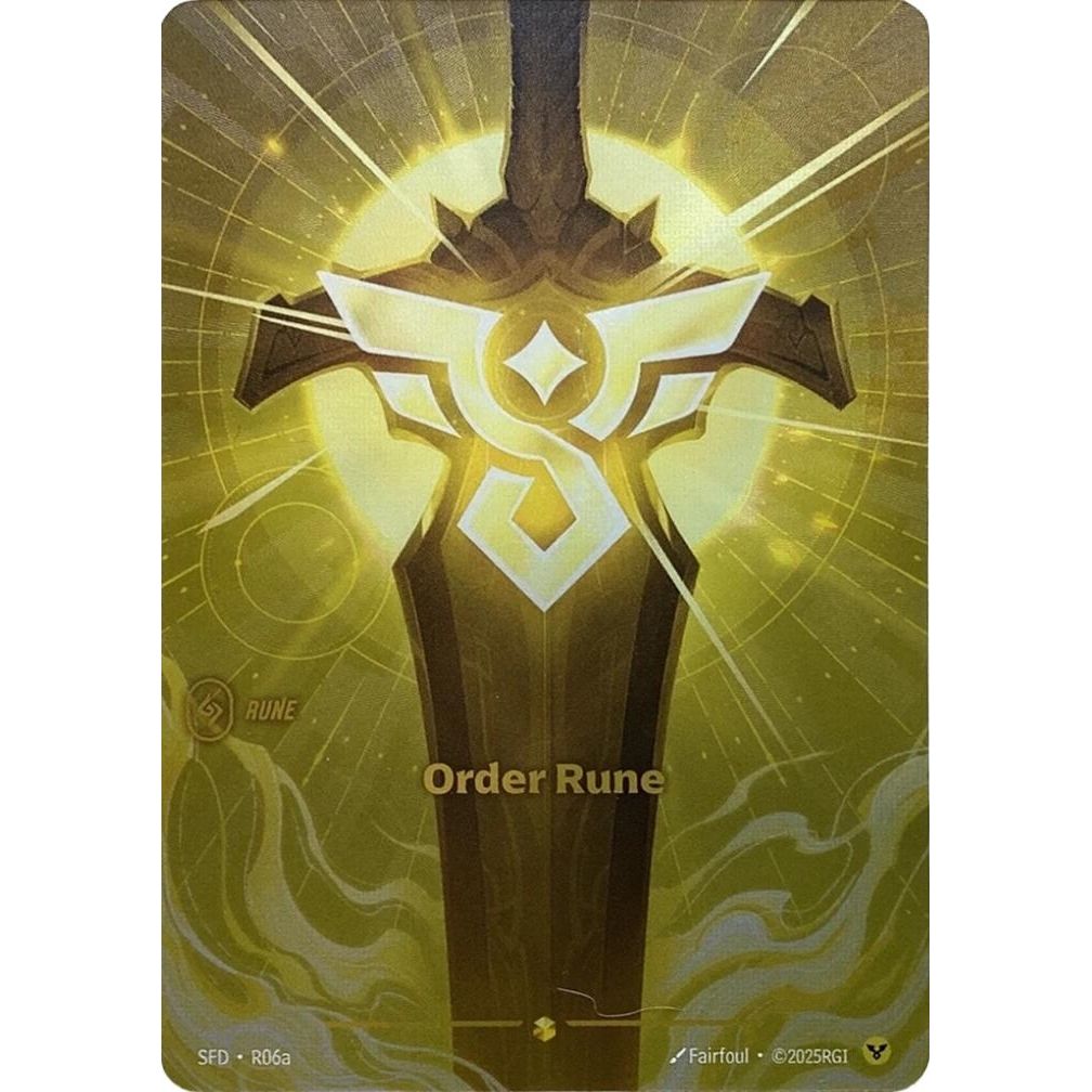 Order Rune (Alternate Art) (R06a) (Spiritforged) - PokeBox USA