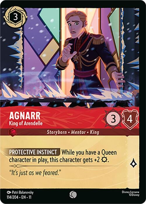 Image for Agnarr - King of Arendelle (Foil) (114/204) (Winterspell) (11) - Disney Lorcana