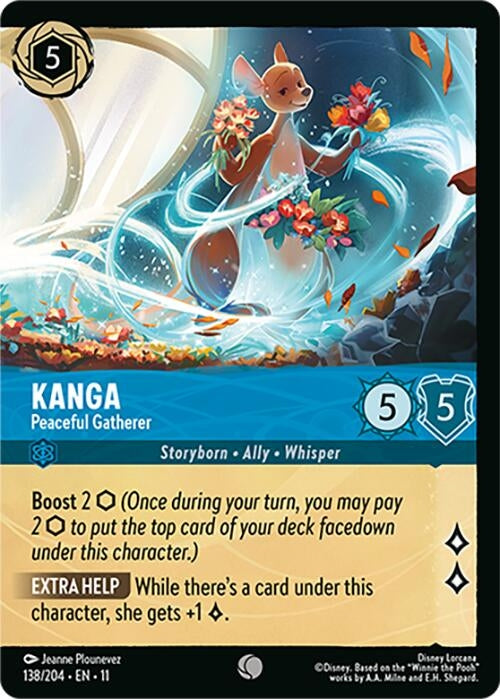 Image for Kanga - Peaceful Gatherer (Foil) (138/204) (Winterspell) (11) - Disney Lorcana