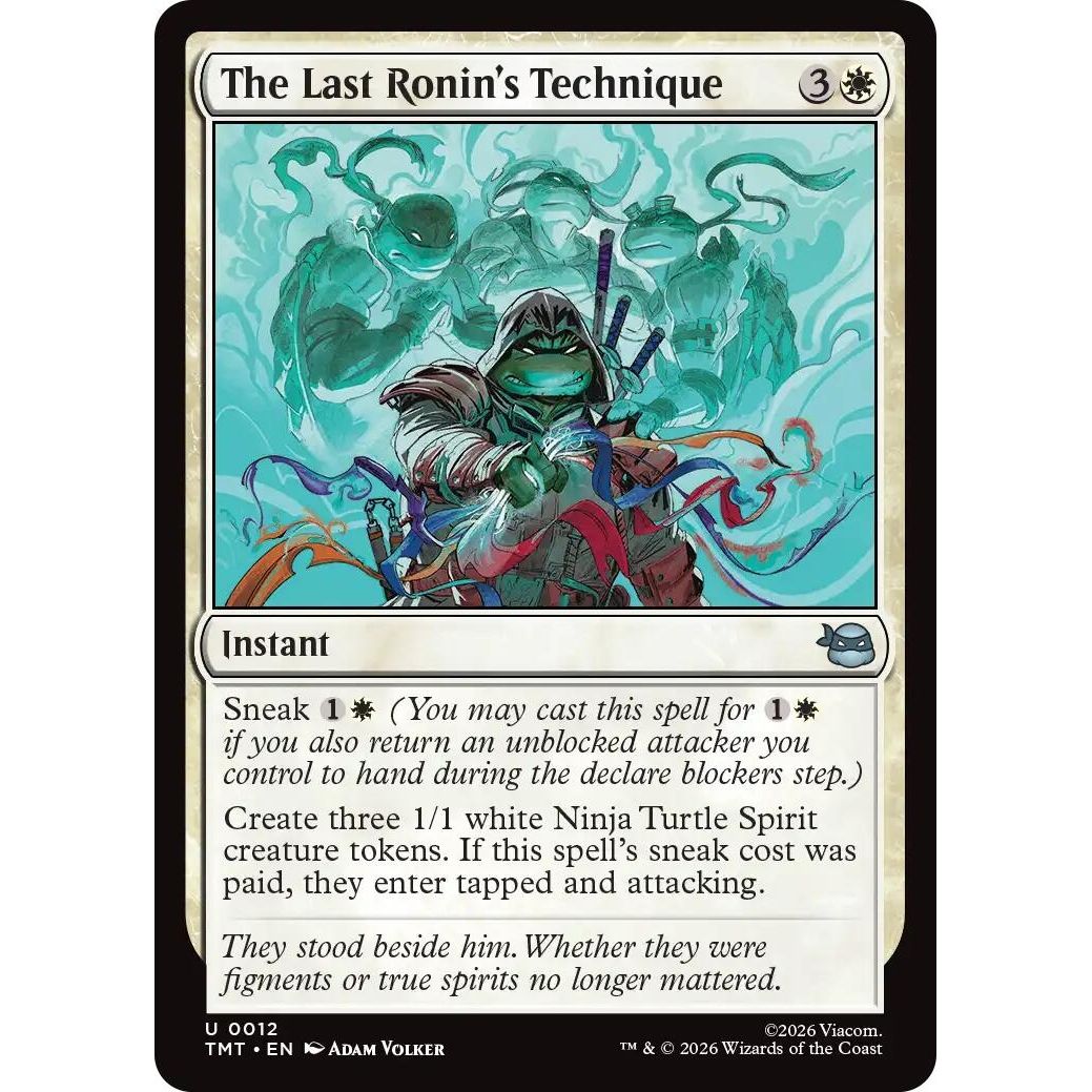 Image for The Last Ronin's Technique (12) (Teenage Mutant Ninja Turtles) - Magic: The Gathering