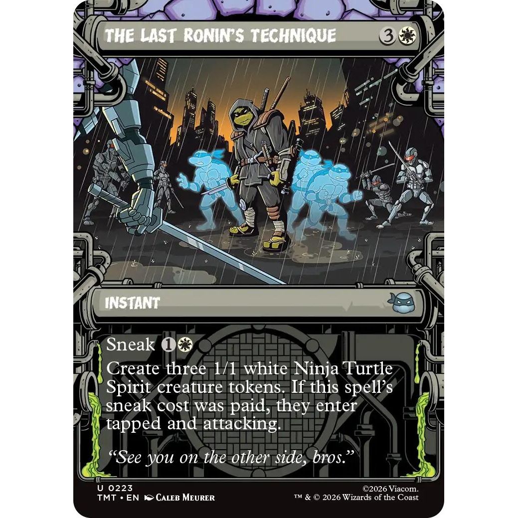 Image for The Last Ronin's Technique (Showcase) (223) (Teenage Mutant Ninja Turtles) - Magic: The Gathering