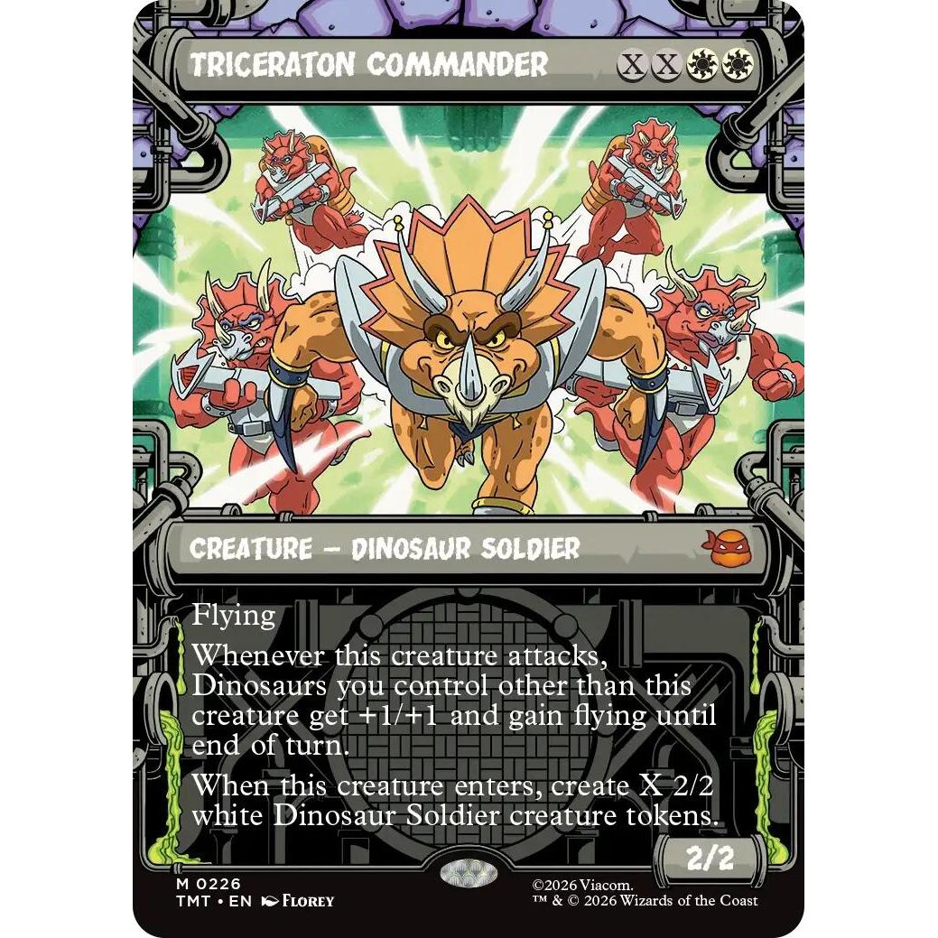 Image for Triceraton Commander (Showcase) (226) (Teenage Mutant Ninja Turtles) - Magic: The Gathering