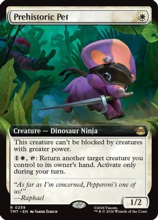 Prehistoric Pet (Extended Art) (259) (Teenage Mutant Ninja Turtles) - PokeBox USA