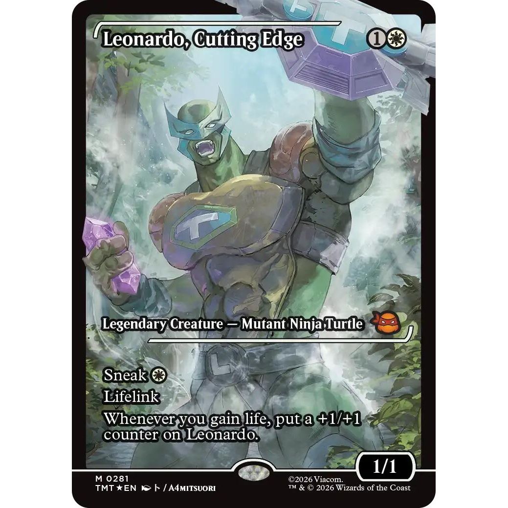 Image for Leonardo, Cutting Edge (Showcase) (281) (Teenage Mutant Ninja Turtles) - Magic: The Gathering