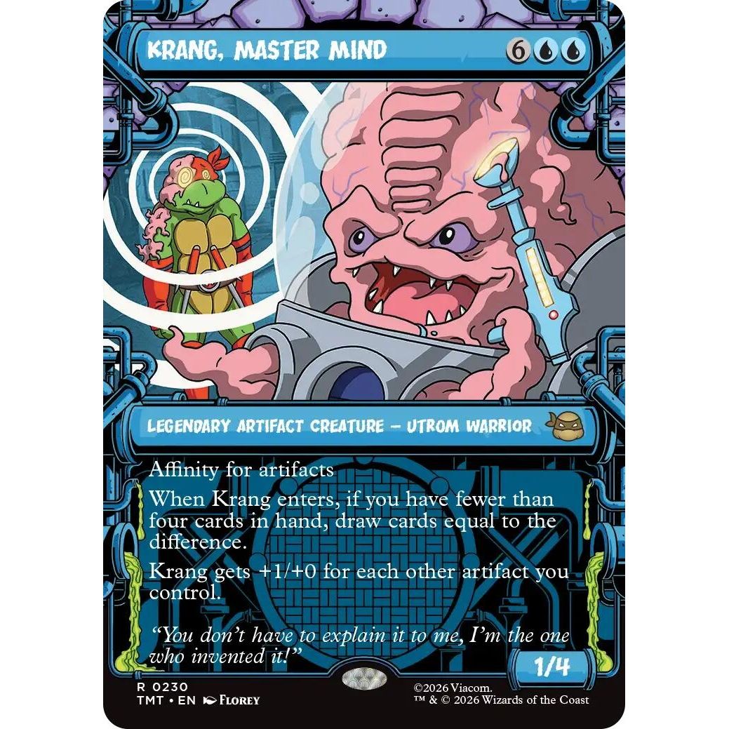 Image for Krang, Master Mind (Showcase) (230) (Teenage Mutant Ninja Turtles) - Magic: The Gathering