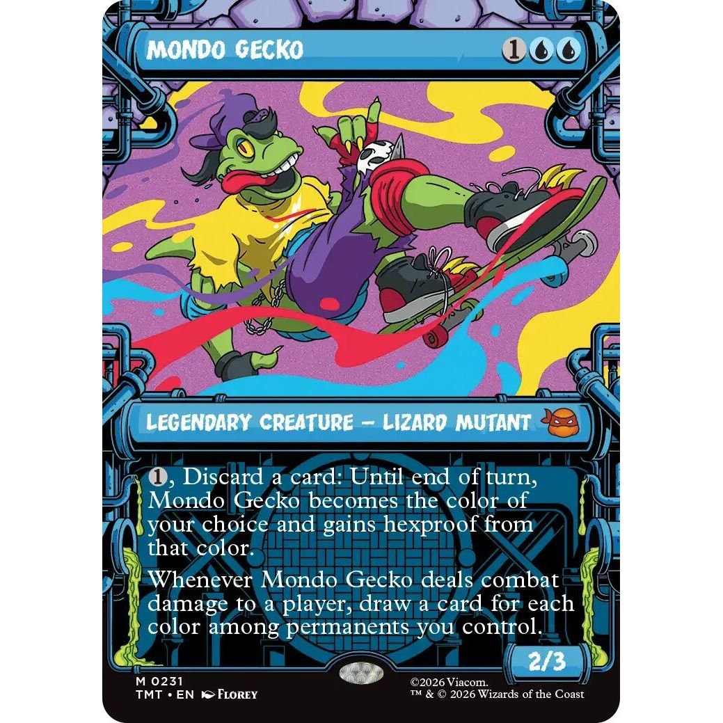 Image for Mondo Gecko (Showcase) (231) (Teenage Mutant Ninja Turtles) - Magic: The Gathering