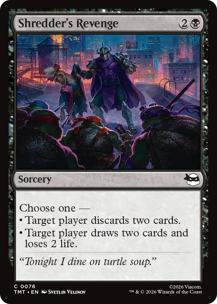 Image for Shredder's Revenge (76) (Teenage Mutant Ninja Turtles) - Magic: The Gathering
