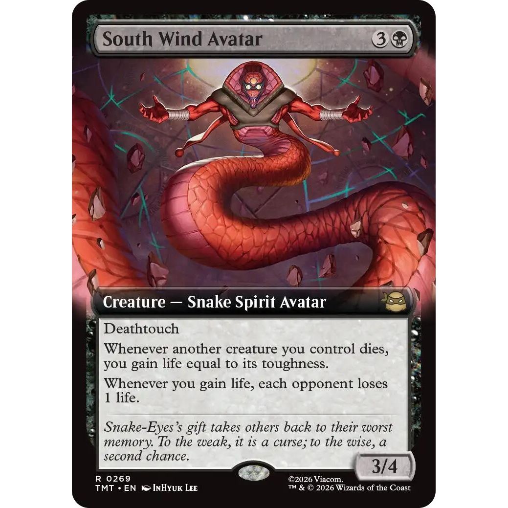 Image for South Wind Avatar (Extended Art) (269) (Teenage Mutant Ninja Turtles) - Magic: The Gathering