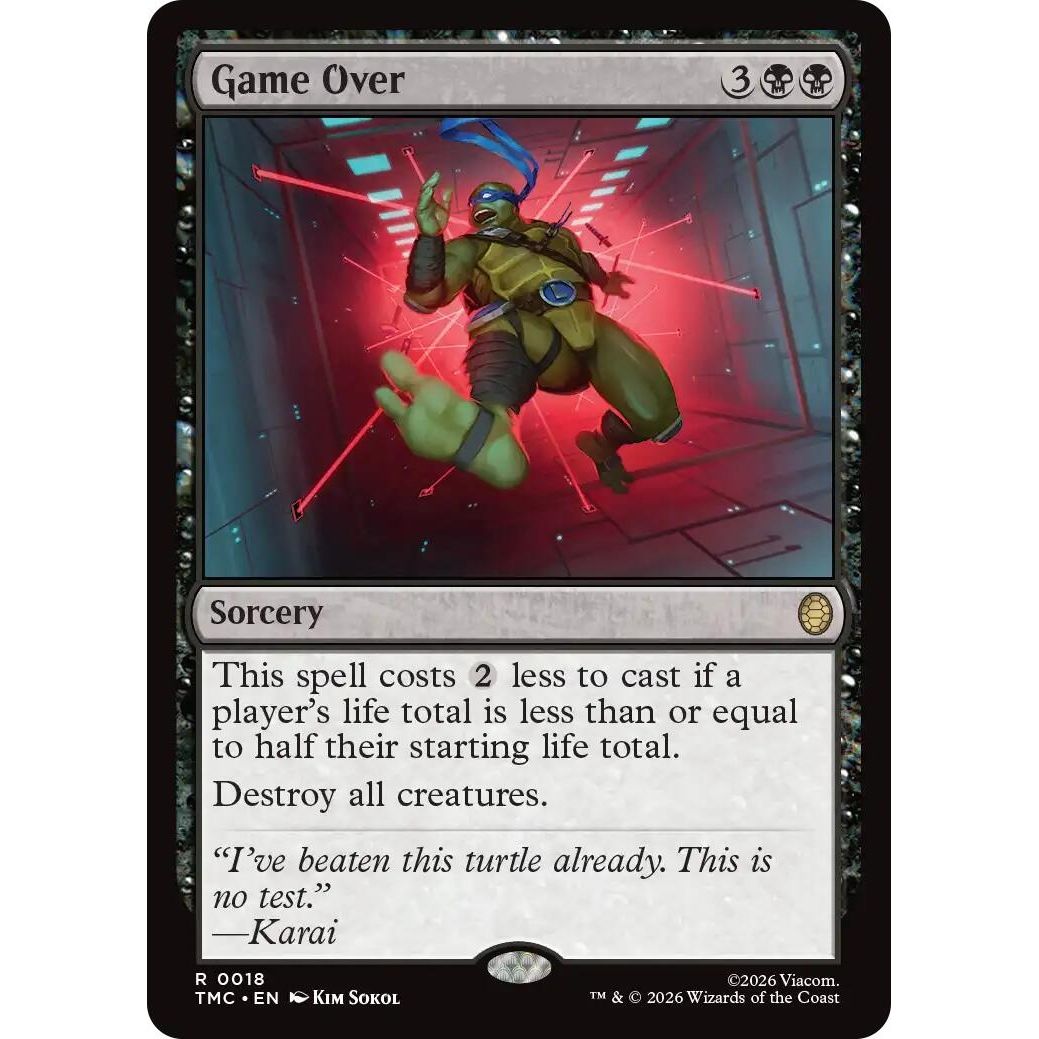 Image for Game Over (18) (Teenage Mutant Ninja Turtles) - Magic: The Gathering