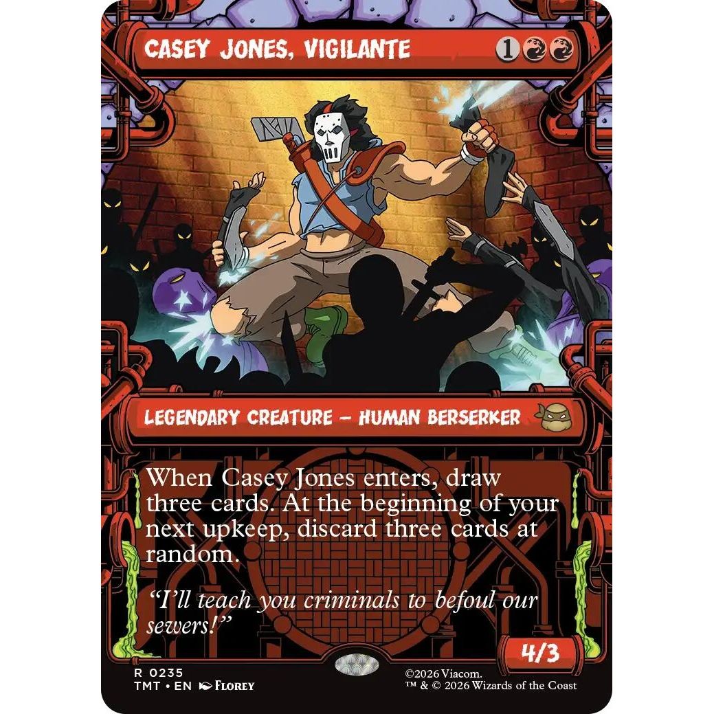 Image for Casey Jones, Vigilante (0235) (Showcase) (235) (Teenage Mutant Ninja Turtles) - Magic: The Gathering