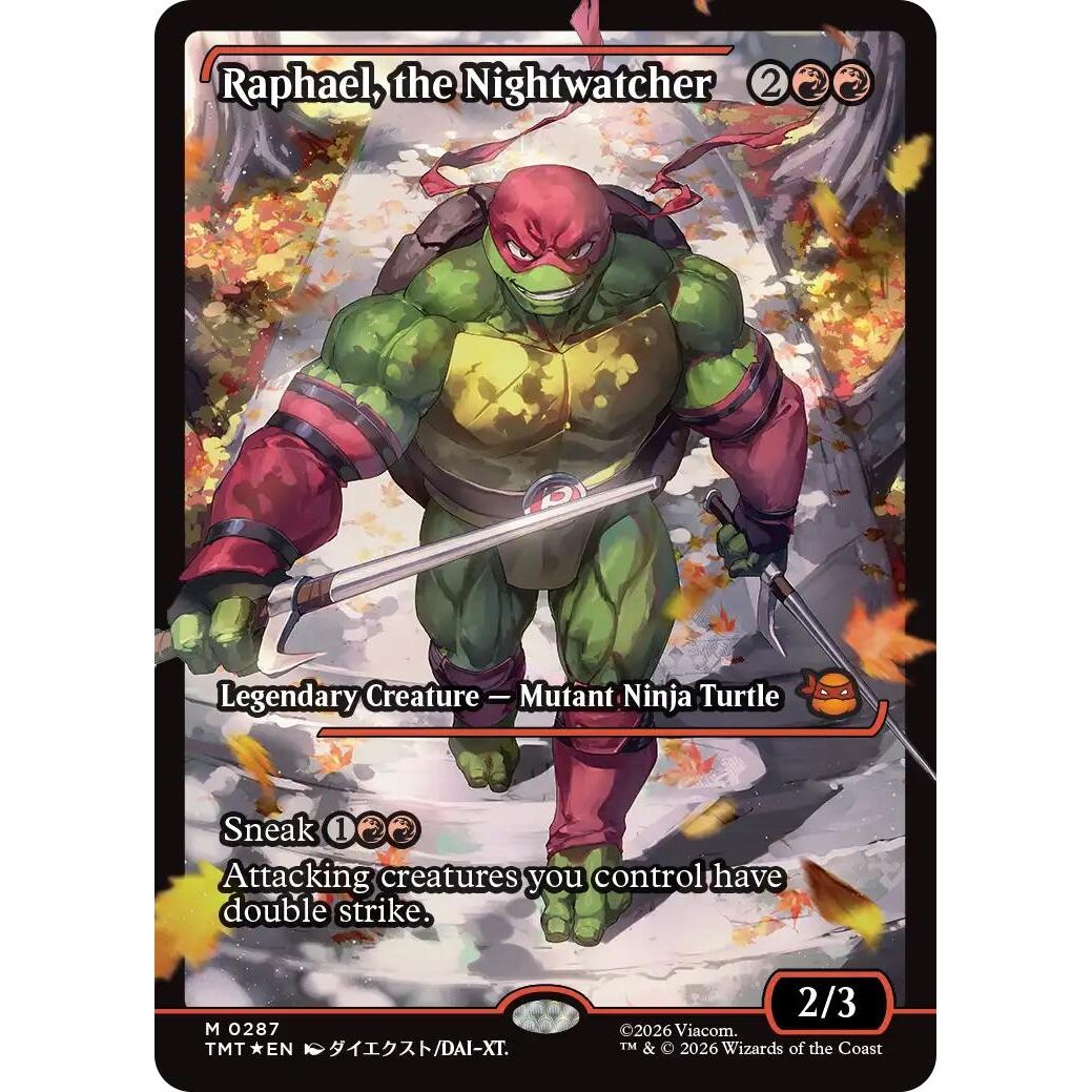 Image for Raphael, the Nightwatcher (Showcase) (287) (Teenage Mutant Ninja Turtles) - Magic: The Gathering