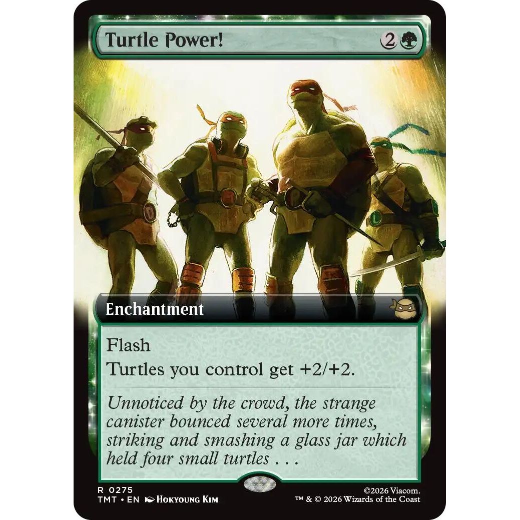 Image for Turtle Power! (Extended Art) (275) (Teenage Mutant Ninja Turtles) - Magic: The Gathering