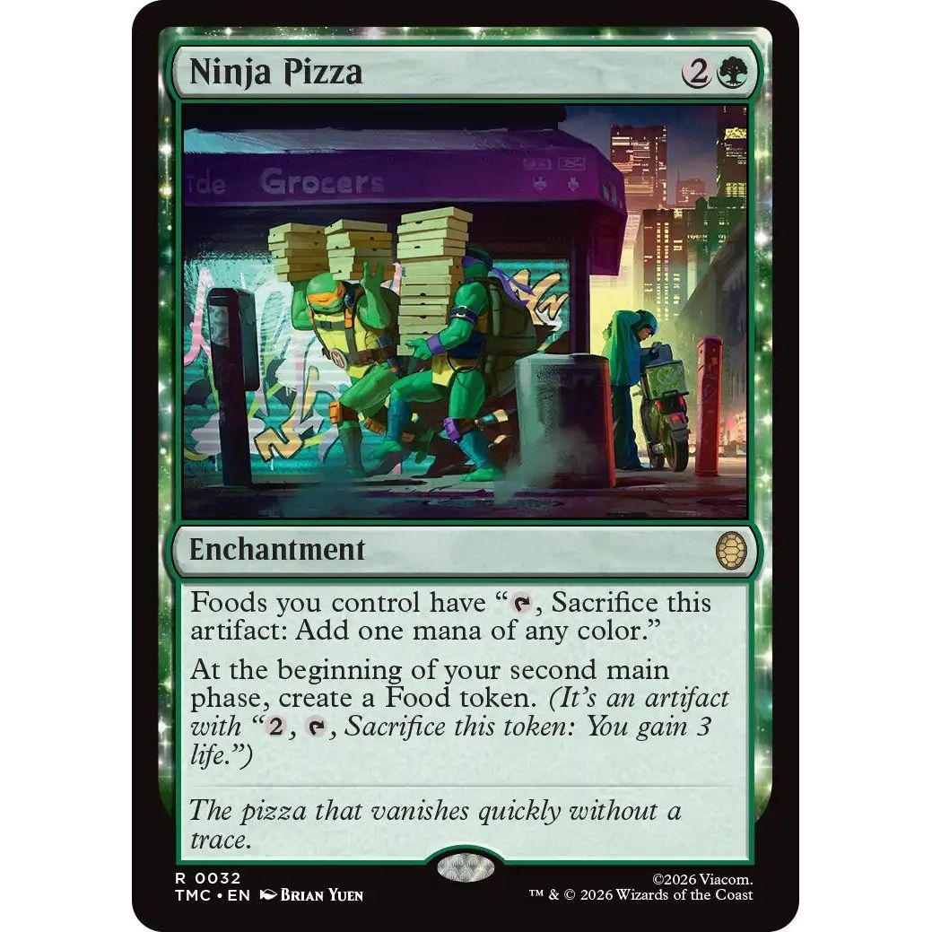 Image for Ninja Pizza (32) (Teenage Mutant Ninja Turtles) - Magic: The Gathering