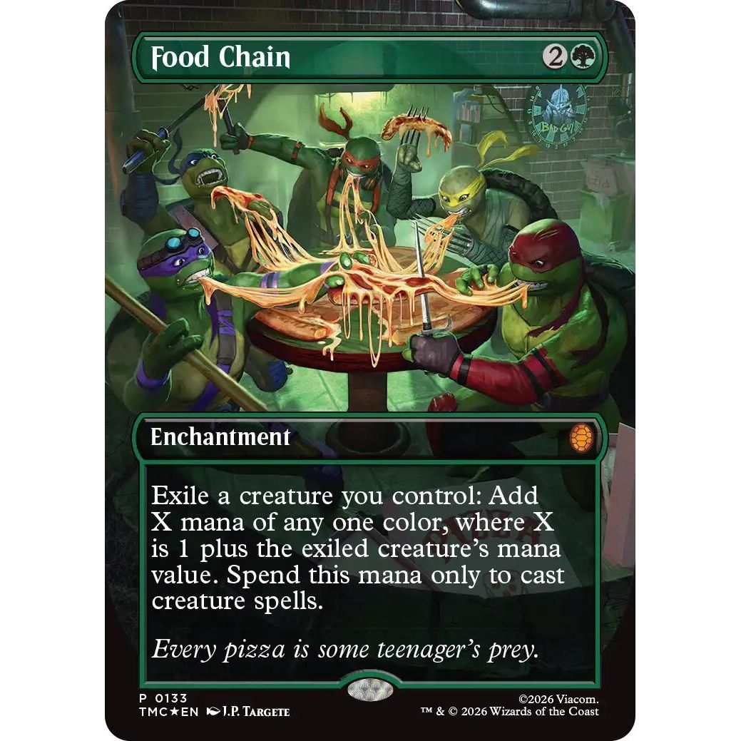 Image for Food Chain (Borderless) (133) (Teenage Mutant Ninja Turtles) - Magic: The Gathering