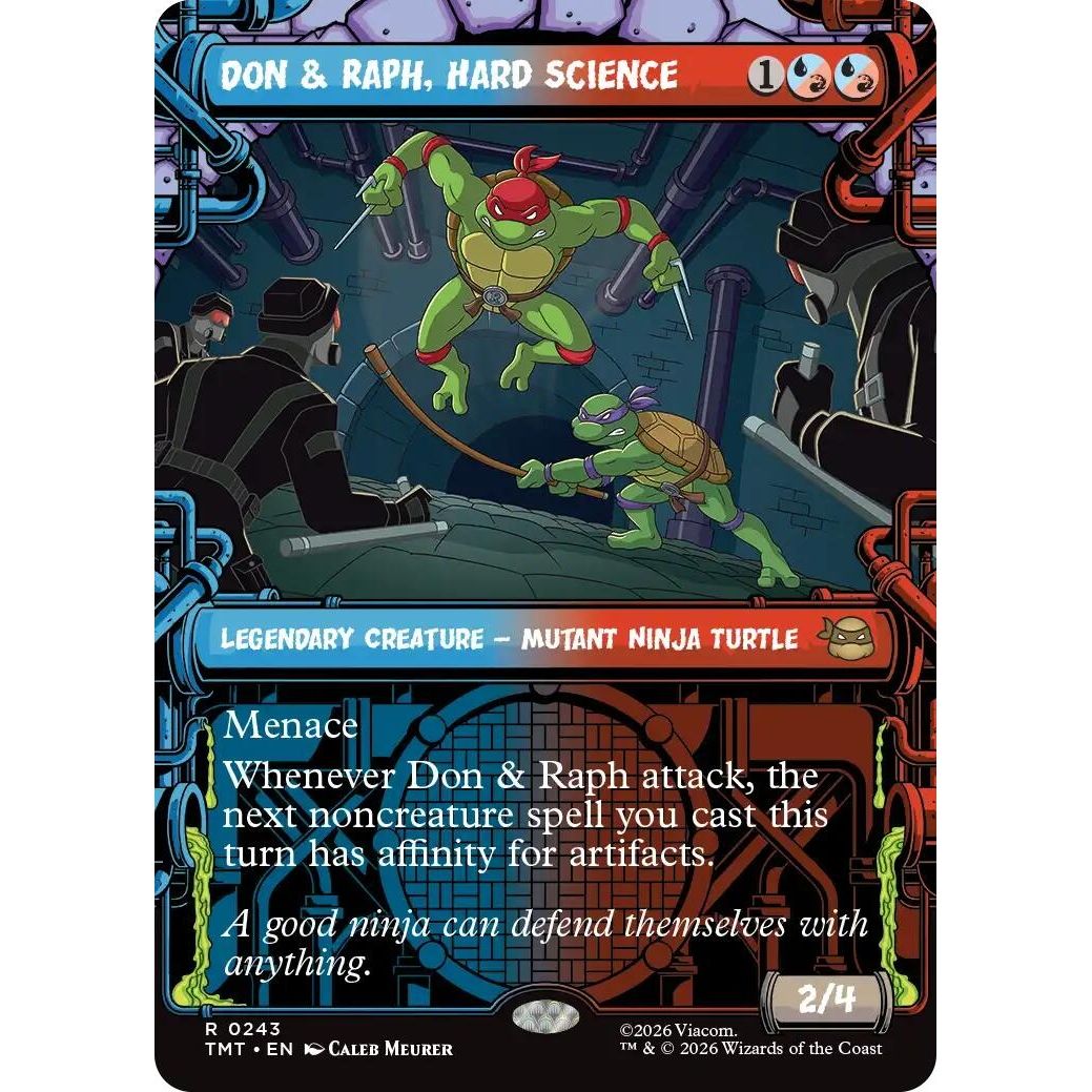 Image for Don & Raph, Hard Science (Showcase) (243) (Teenage Mutant Ninja Turtles) - Magic: The Gathering