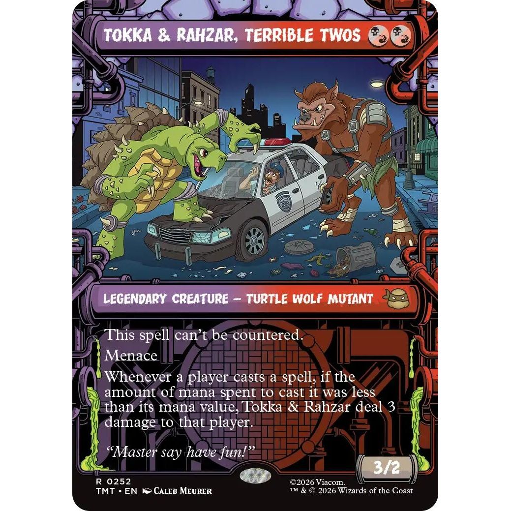 Image for Tokka & Rahzar, Terrible Twos (Showcase) (252) (Teenage Mutant Ninja Turtles) - Magic: The Gathering