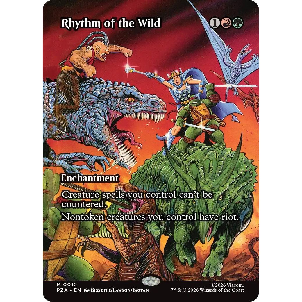 Image for Rhythm of the Wild (Borderless) (12) (Teenage Mutant Ninja Turtles Source Material) - Magic: The Gathering