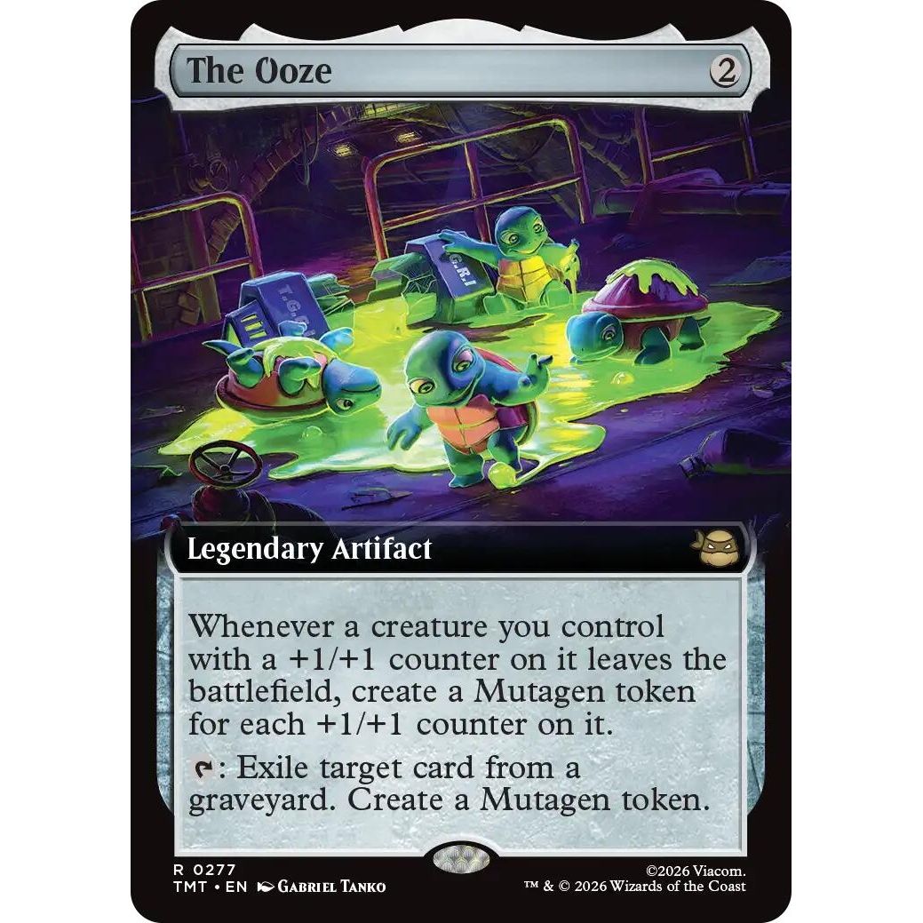 Image for The Ooze (Extended Art) (277) (Teenage Mutant Ninja Turtles) - Magic: The Gathering