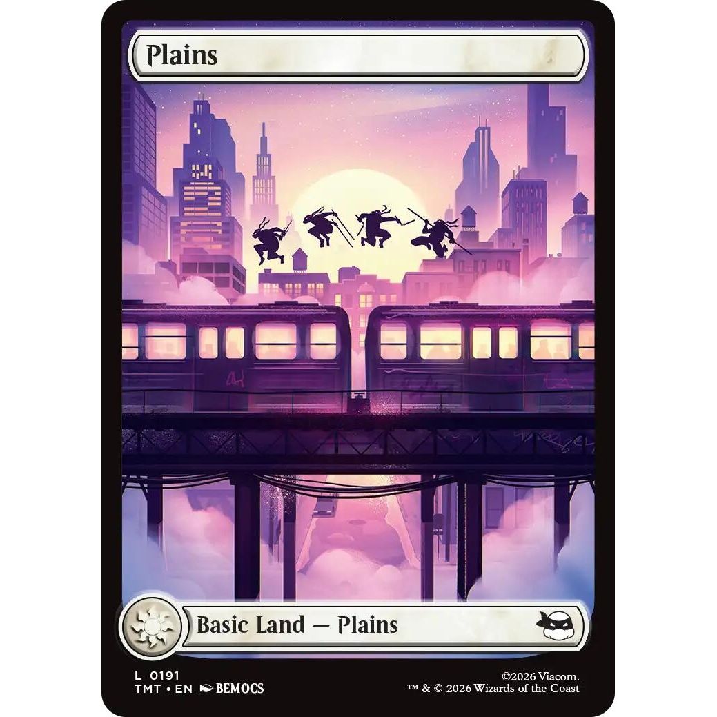 Image for Plains (0191) (191) (Teenage Mutant Ninja Turtles) - Magic: The Gathering