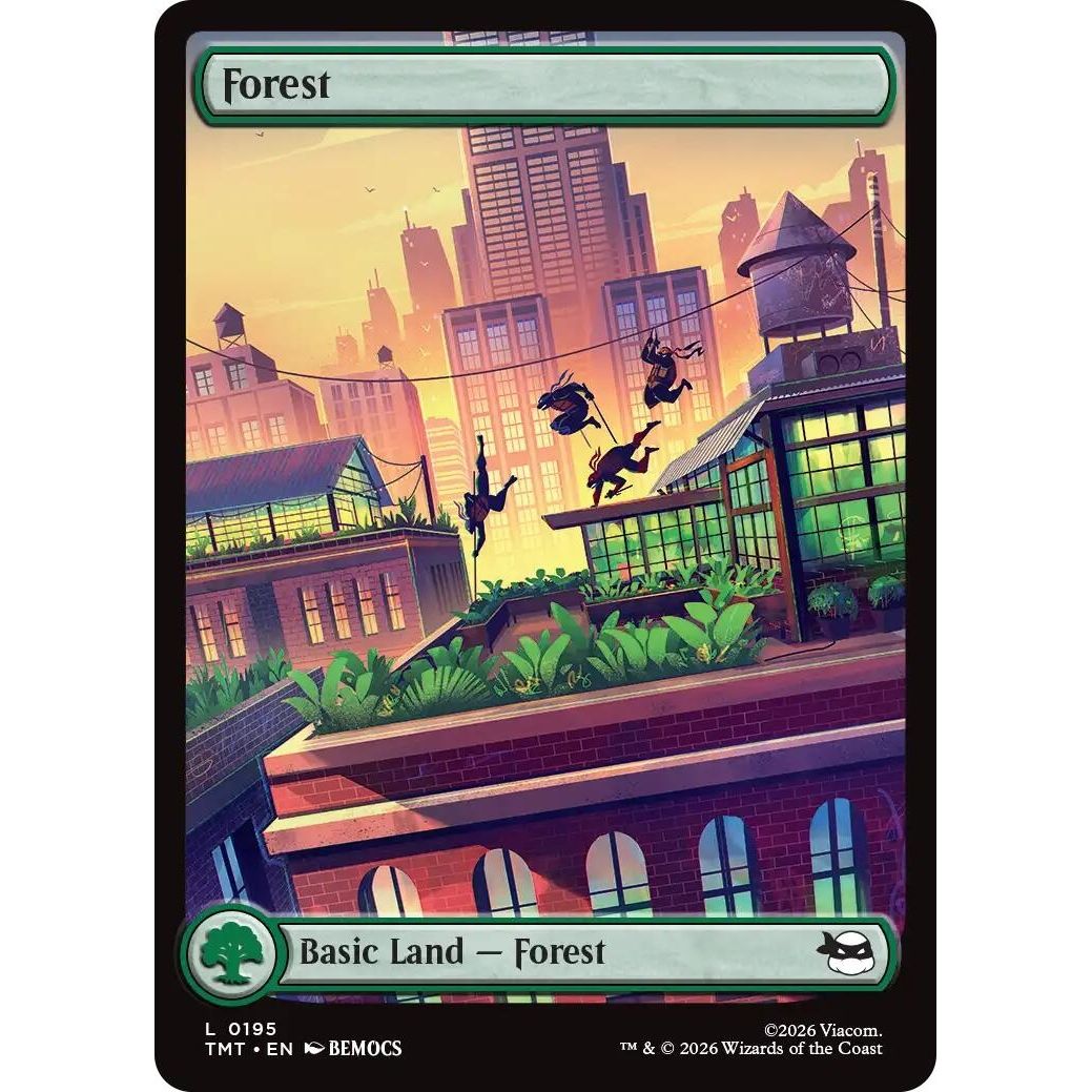 Image for Forest (0195) (195) (Teenage Mutant Ninja Turtles) - Magic: The Gathering