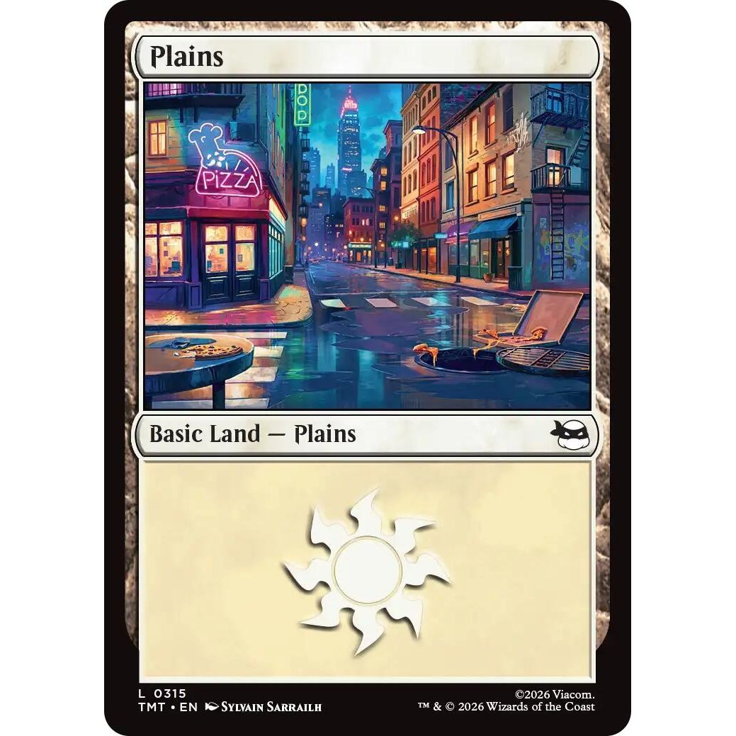 Image for Plains (0315) (315) (Teenage Mutant Ninja Turtles) - Magic: The Gathering