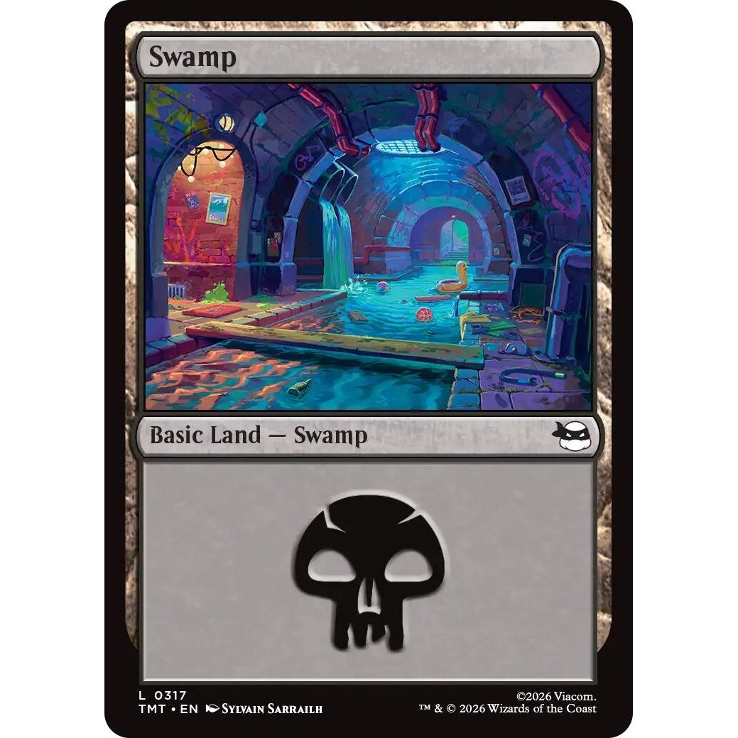 Image for Swamp (0317) (317) (Teenage Mutant Ninja Turtles) - Magic: The Gathering