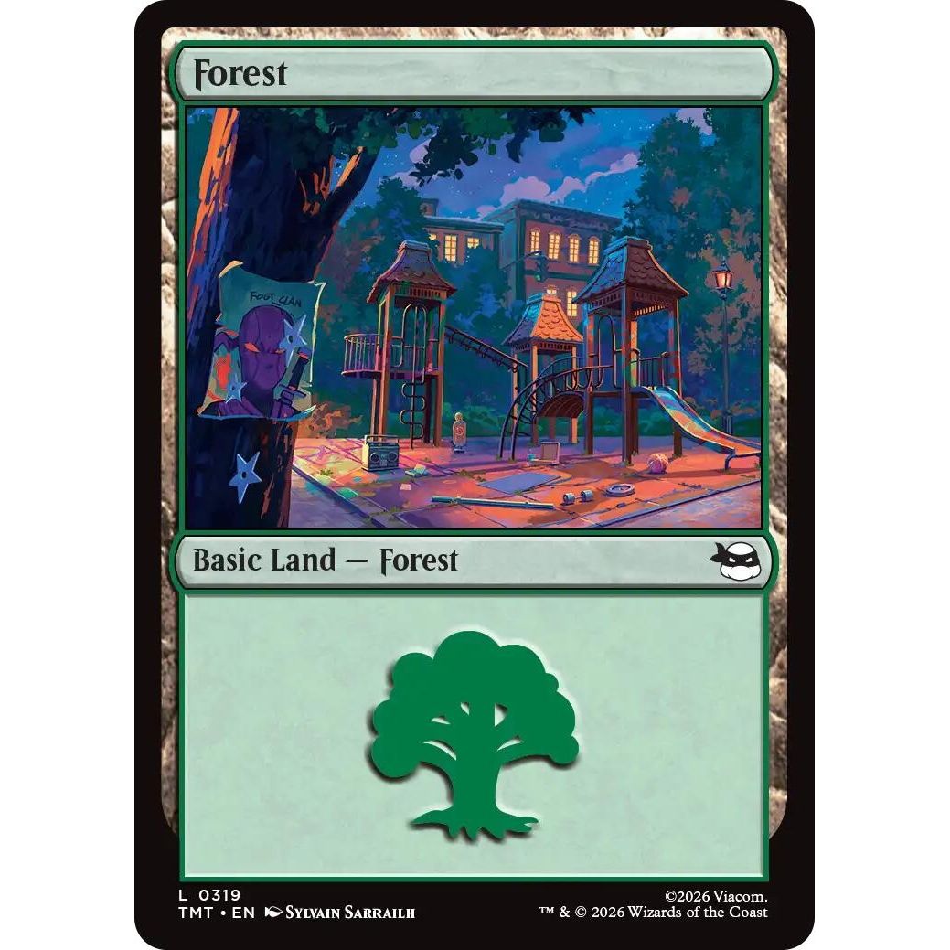 Image for Forest (0319) (319) (Teenage Mutant Ninja Turtles) - Magic: The Gathering