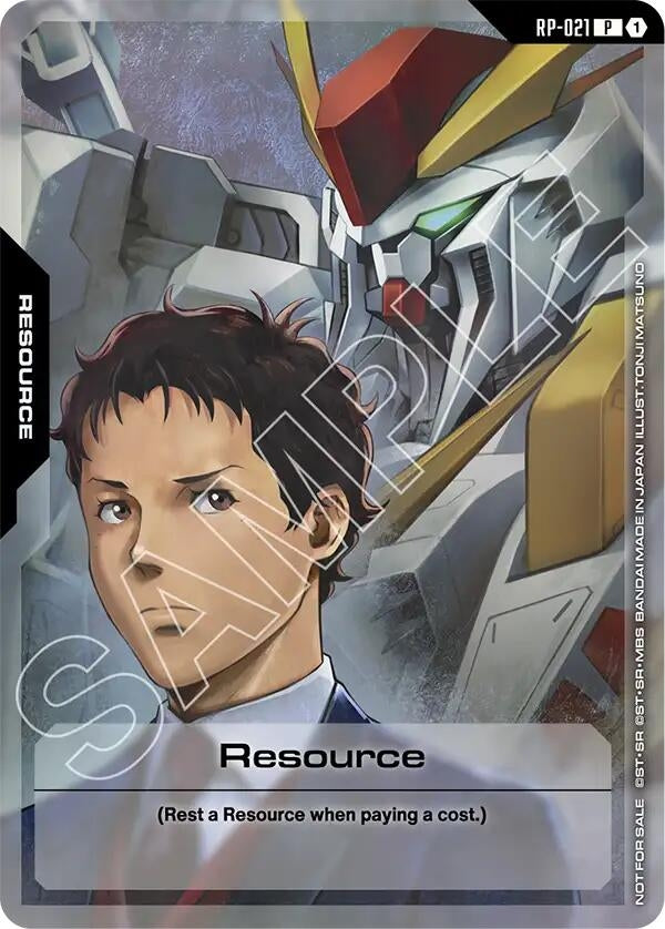 Image for Resource (RP-021) (Mobile Suit Gundam: Hathaway's Flash) (RP-021) (Promotional Resource Tokens) (RP) - Gundam Card Game