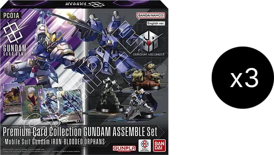 Image for Premium Card Collection GUNDAM ASSEMBLE Display - Mobile Suit Gundam: Iron-Blooded Orphans - [PC01A] - Gundam Card Game